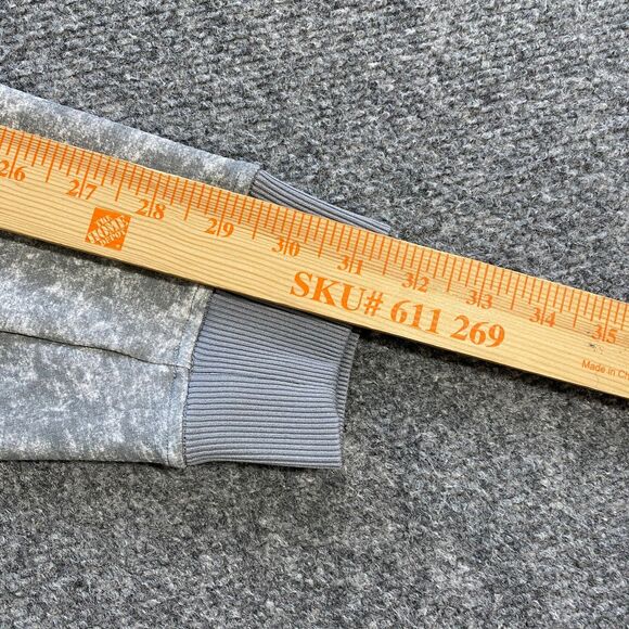 Lululemon Textured Tech Hoodie Adult XXL Gray White Tie Dye Active Training - Picture 11 of 16